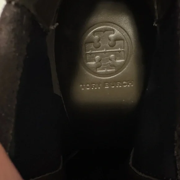 Tory Burch Brown Wedge Ankle Boots in Brown Suede Size 10 - Picture 1 of 8